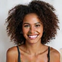 Image of a happy, healthy person, no text or letters.