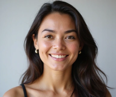 Neutral portrait photo of Maria 'after' improvement, no text or letters.